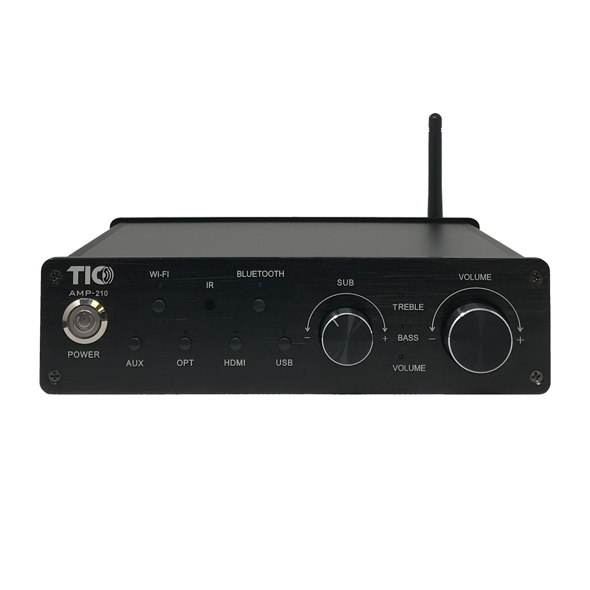AMP210 Wi-Fi & Bluetooth 5.0 with 2.1 Channel Subwoofer Amplifier
