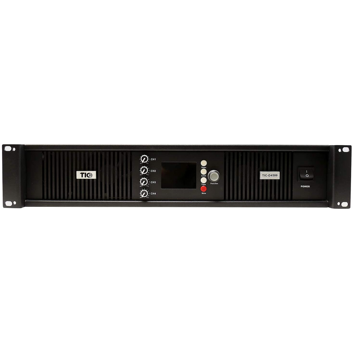 TIC-D4500 4-Inputs 4-Zone Professional 4Ω / 8Ω / 70V 4x300W Bridged Po