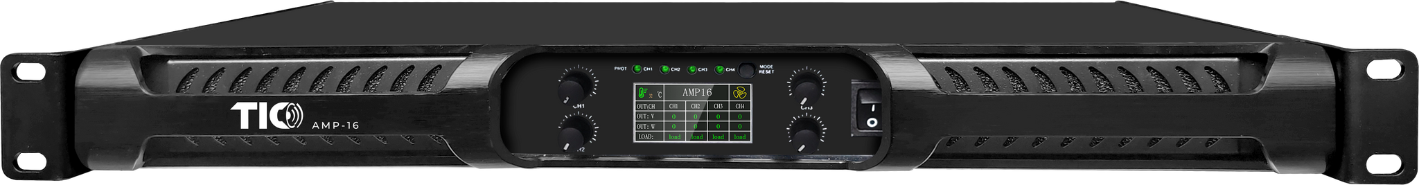 AMP16 4Zones 2000W(4X500W) Intelligent Energy-Saving Power AMP16 4Zones 2000W(4X500W) Intelligent Energy-Saving Power