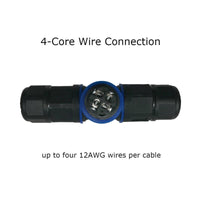 SPC-CN3 - 3-Way Outdoor Waterproof 4-Core Wire Connector