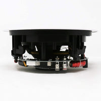 MC8O26 6'' Ceiling Speakers W/Magnetic Grill(Pair) Perfect for Damp and Humid Indoor/Outdoor Placement - Bath, Kitchen, Covered Porches. 6.5 inch 8Ω / 2 Pair (Magnetic Grill)