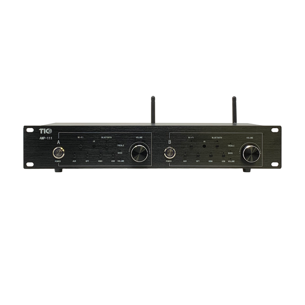 AMP111 2-Independent Zone/4-ChannelWi-Fi & Bluetooth 5.0 4*50w Multi-Room Amplifier
