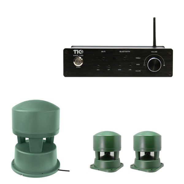 AMP150 Wi-Fi& Bluetooth 5.0 2*100W Amplifier With B50+2PCS B03