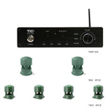 AMP200 Wi-Fi& Bluetooth 5.0 4*100W Multi-Room Amplifier With 2PCS B50 + 4PCS B03