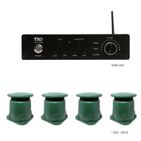 AMP200 WiFi& Bluetooth 5.0 4*100W Multi-Room Amplifier With 4PCS GS3