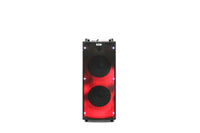 GS305  Professional 2x15"Bluetooth Trolley Speaker w/Disco Led Light