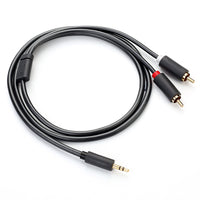 10511-1.5M  3.5mm Audio jack to 2 Male Rca Cable(1.5M)