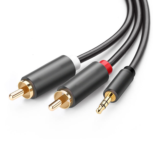 Connection Audio jack 3.5mm male-male stereo