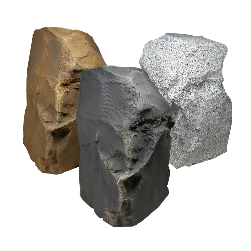 TIC TFS50-8 Outdoor Weatherproof Rock Subwoofer - Canyon Finish, 8" Driver, 360° Omnidirectional Sound