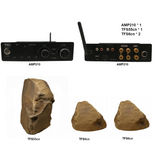 Wifi 2.1 Channel Subwoofer Amplifier AMP210 with Rock Subwoofer TFS55 +2 Rock Speakers TFS6 bundle