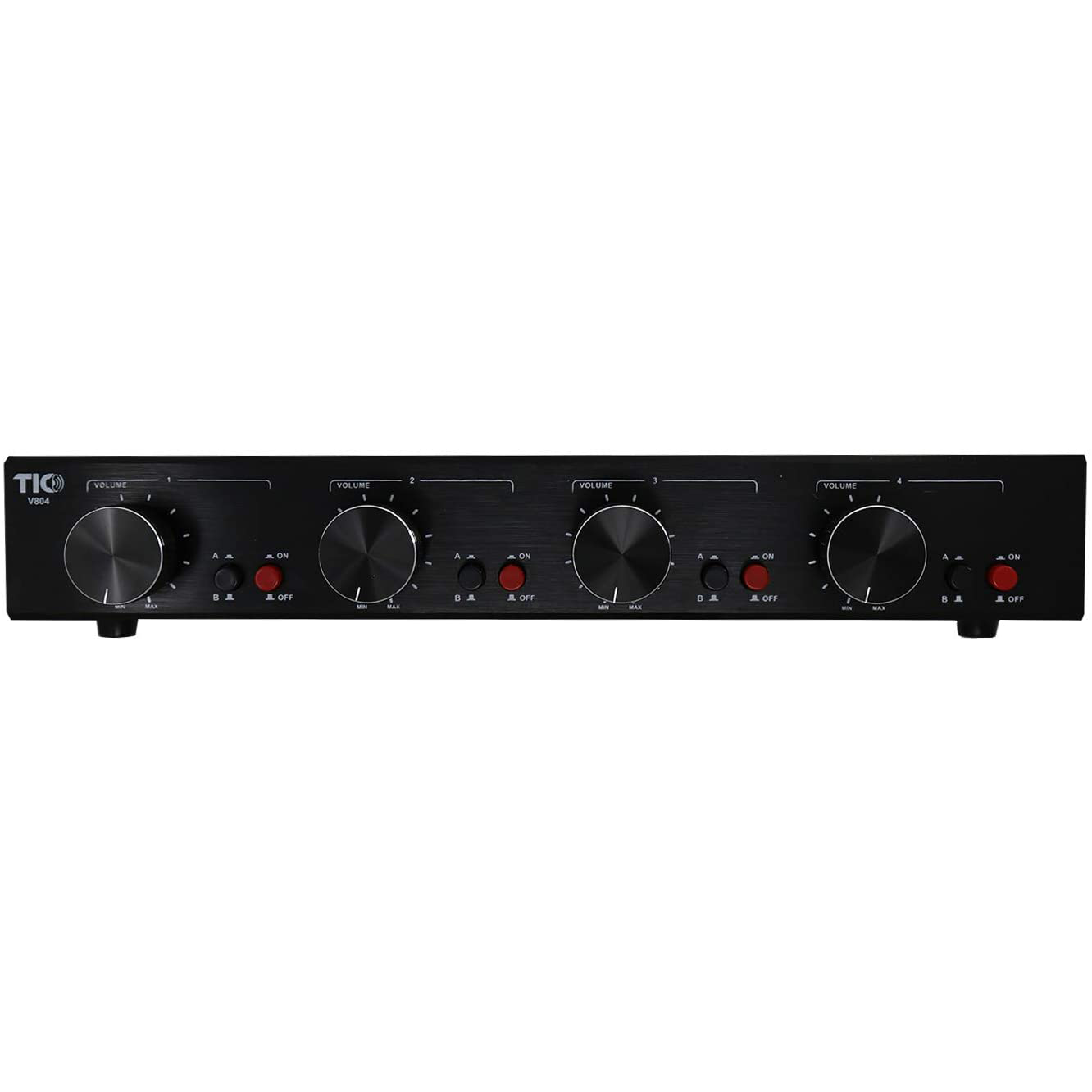 TIC V804 4 Channel Speaker Selector Switch - Multi Zone A B Speaker Di