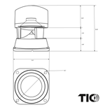 WB4 8" In-Ground Wi-Fi & Bluetooth 5.0 DVC(Dual Voice Coil) Stereo Speaker